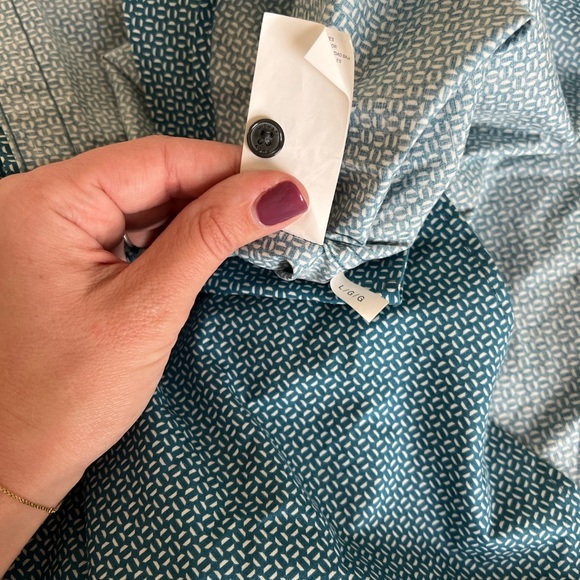 Michael Kors Short Sleeve Button Down Shirt - Picture 6 of 6